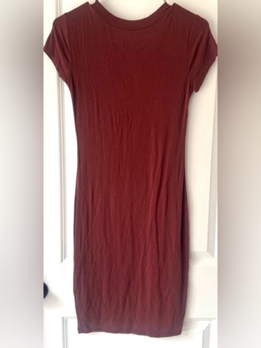 Windsor Women's Red Bodycon Mini Dress Short Sleeve Fitted Size S - Picture 3 of 6